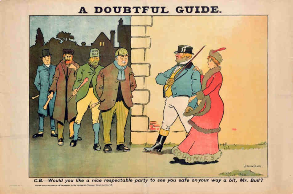 Doubtful Guide Colonies Vintage Retro Advert Poster A4 Photo Print