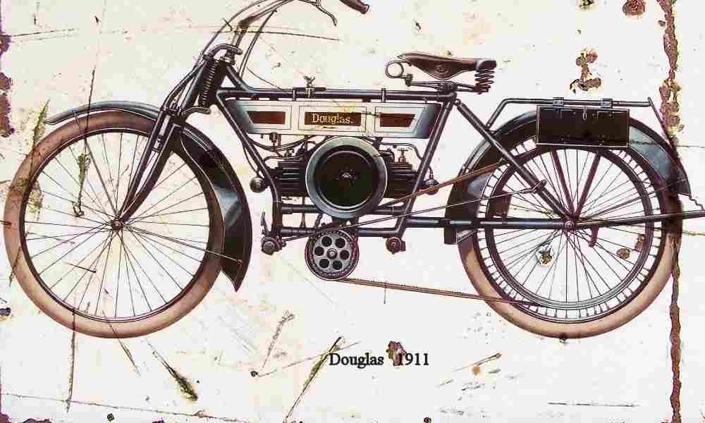Douglas 1911 Aged Vintage A4 Photo Print