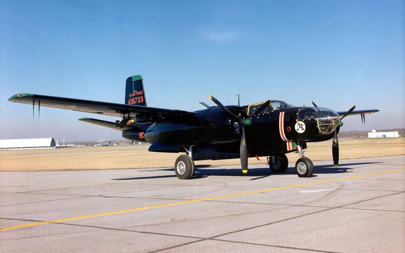 Douglas A26 Invader 16 Military A4 Photo Print