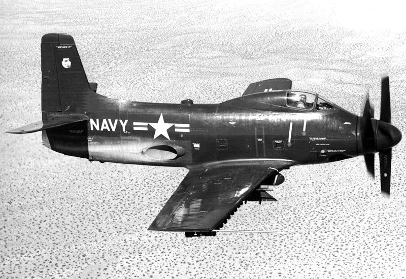 Douglas A2d Skyshark Prototype Attack Aircraft United States 2 Military A4 Photo Print