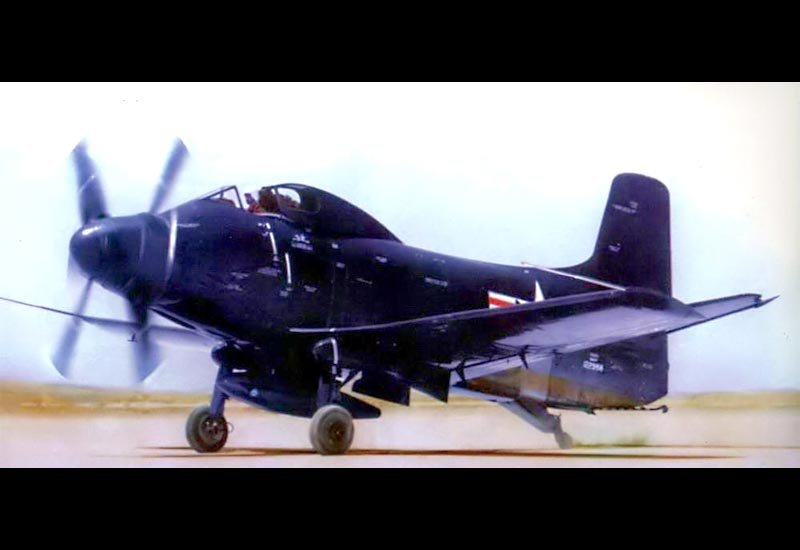 Douglas A2d Skyshark Prototype Attack Aircraft United States Military A4 Photo Print