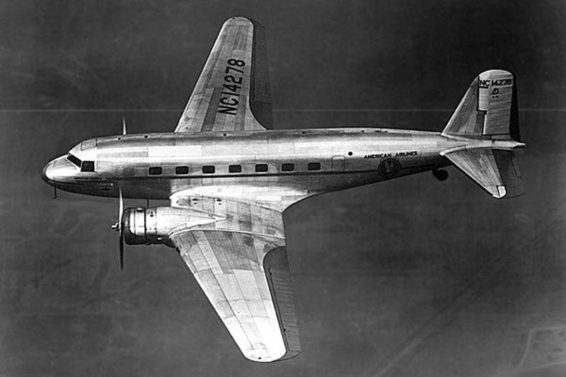 Douglas Dc2 Military A4 Photo Print