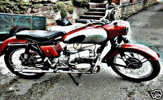 Douglas Dragonfly motorbike A4 Photo Print
