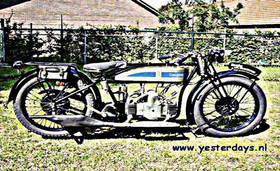 Douglas Ew motorbike A4 Photo Print
