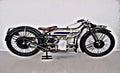 Douglas Sw5 motorbike A4 Photo Print