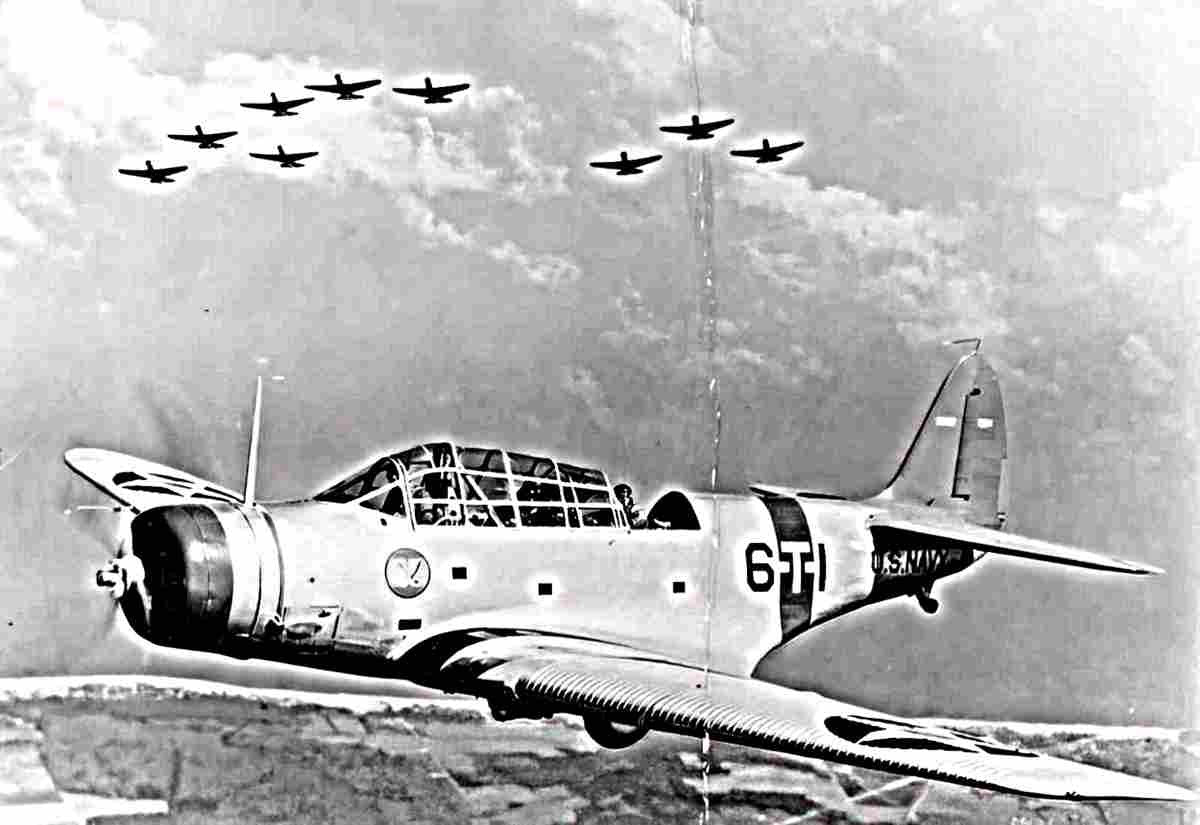 Douglas Tbd Devastator 2 (2) Military A4 Photo Print