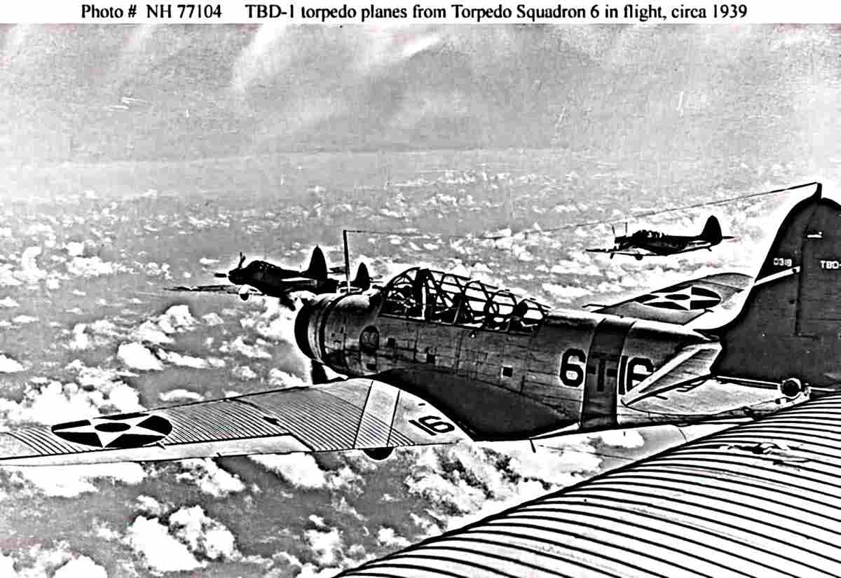 Douglas Tbd Devastator 4 (2) Military A4 Photo Print