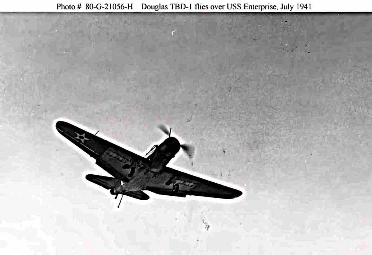 Douglas Tbd Devastator 6 (2) Military A4 Photo Print