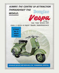 Douglas Vespa 125 Vintage Retro Advert Poster A4 Photo Print