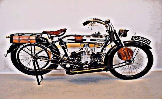 Douglas W20 motorbike A4 Photo Print