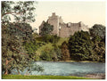 Doune Castle from the Teith Vintage A4 Photo Print