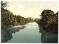 Doune Castle from the bridge Vintage A4 Photo Print