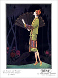 Dove Art Deco Fashion Fan London 1920s Vintage Retro Advert Poster A4 Photo Pri