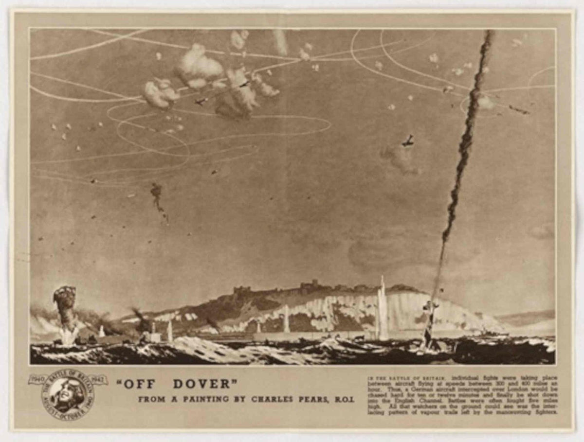 Dover Battle Planes American World War II Advert Poster