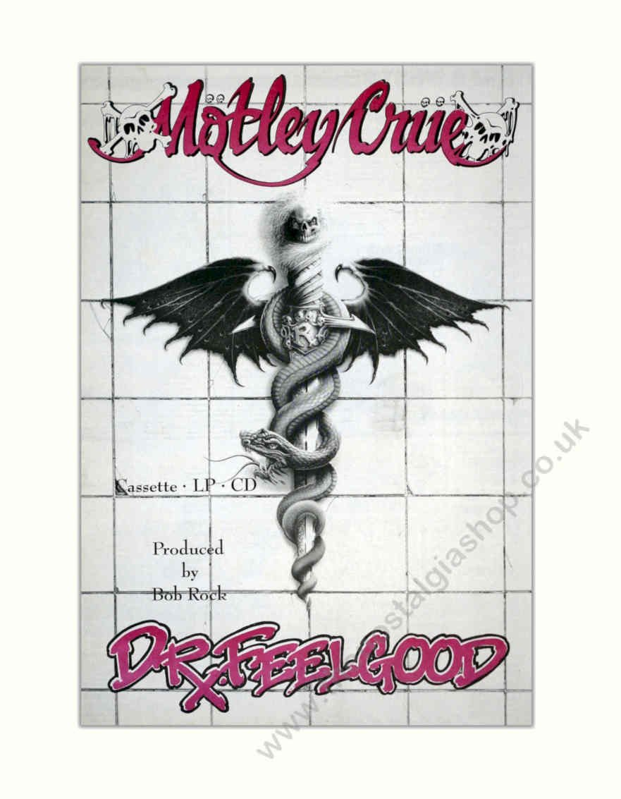 Dr Feelgood Snake Vintage Retro Advert Poster A4 Photo Print