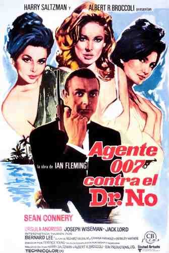  Dr No 05 film star poster A4 Photo Print