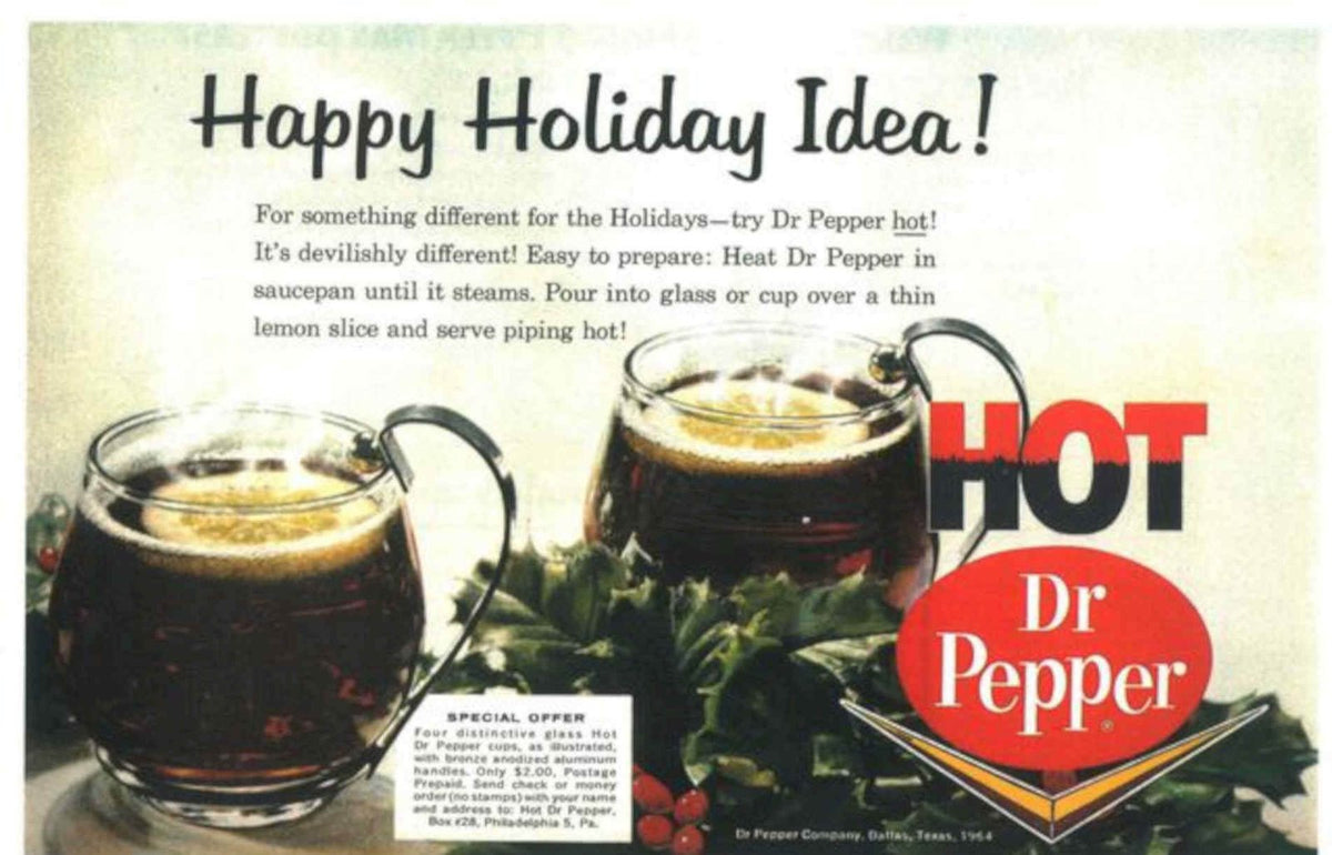 Dr Pepper Hot Vintage Retro Advert Poster A4 Photo Print
