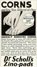 Dr Scholls Zino Vintage Retro Advert Poster A4 Photo Print