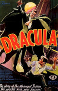 Dracula Castle Moon 1930s Vintage Retro Advert Poster