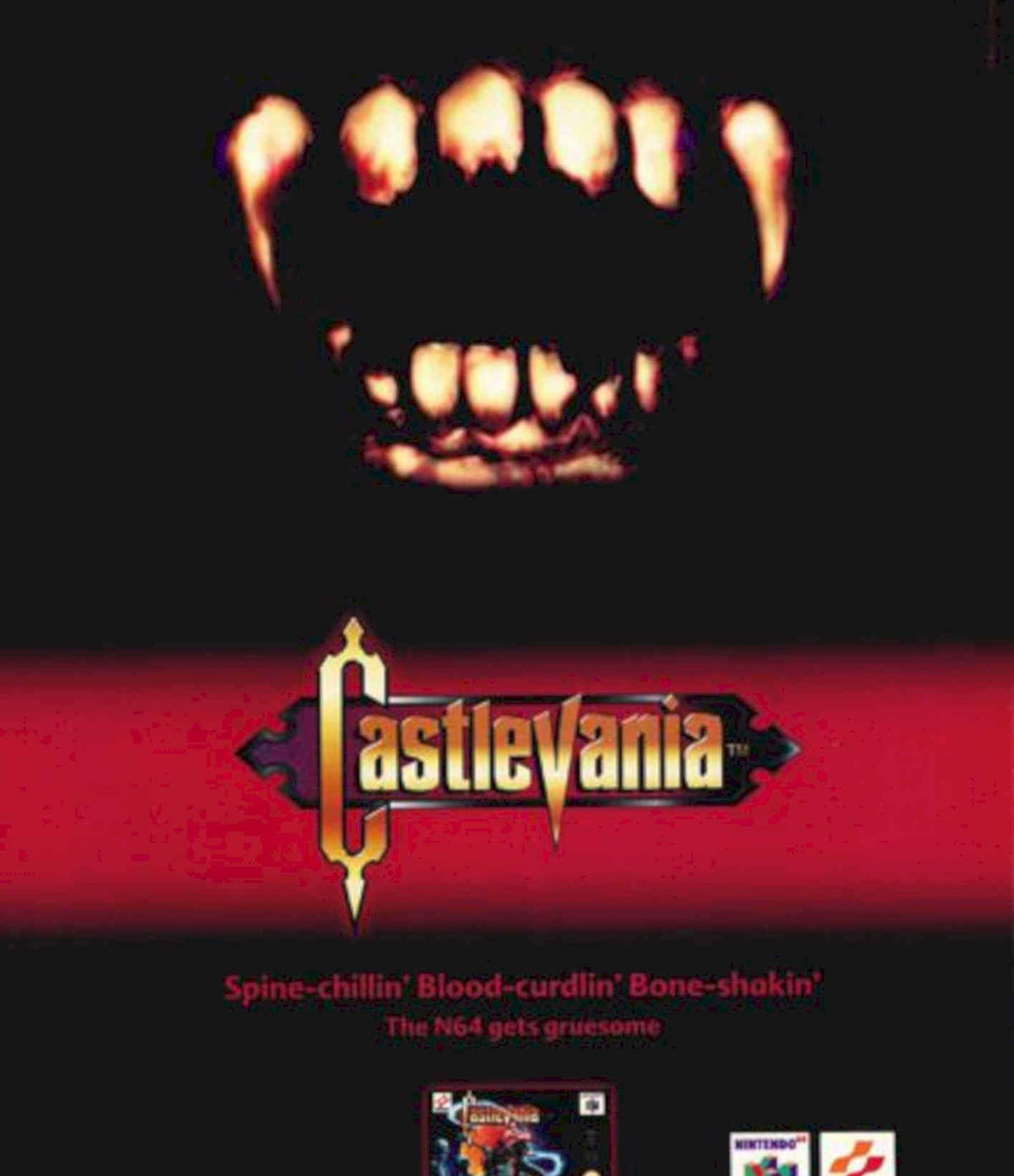 Dracula X N64 Vintage Retro Advert Poster A4 Photo Print