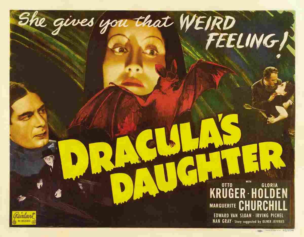 Draculas Daughter 02  film star poster A4 Photo Print
