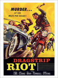Dragstrip Riot Movie Poster Vintage Retro Advert Poster A4 Photo Print
