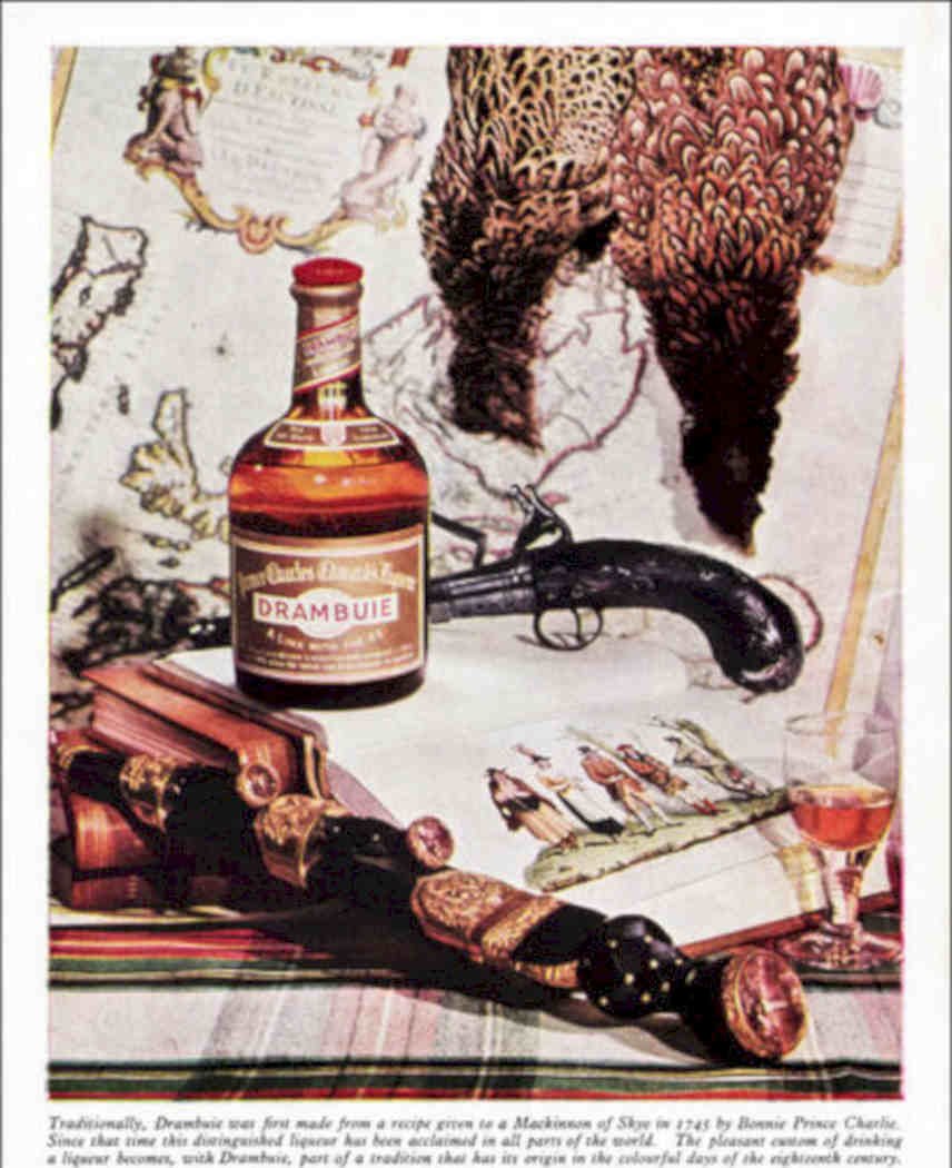 Drambuie Study Vintage Retro Advert Poster A4 Photo Print