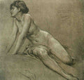 Draper Herbert 1863 1920 The International Studio 1916 Study of figure for a ceiling painting A4 Photo Print