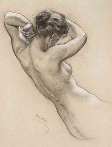 Draper Herbert James Study Of Florrie Bird For A Water Nymph In Prospero Summoning Nymphs And Deities A4 Photo Print
