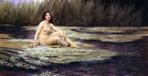 Draper Herbert James The Water Nymph A4 Photo Print