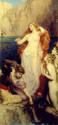 Draper Herbert The Pearls Of Aphrodite A4 Photo Print
