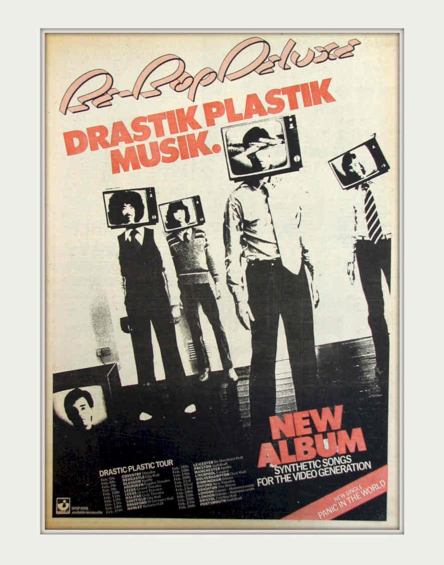 Drastic Plastic Mode Vintage Retro Advert Poster A4 Photo Print