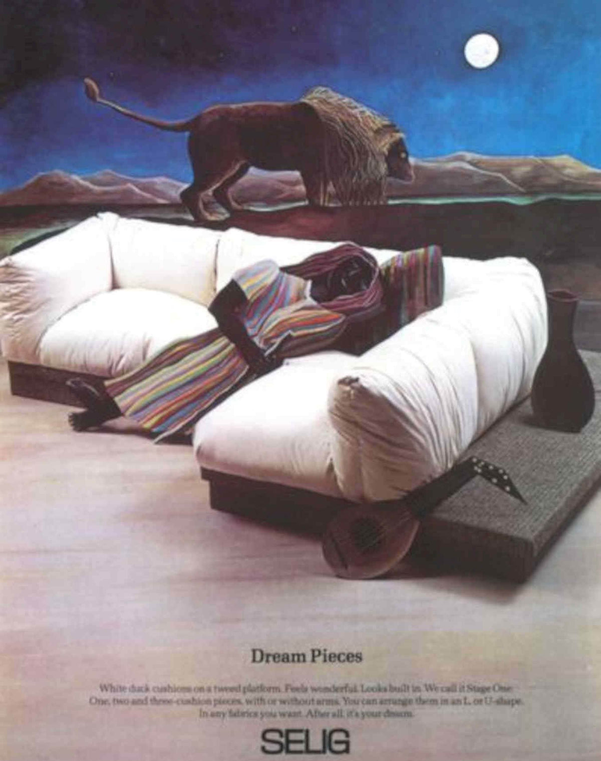 Dream Pieces Sofa Vintage Retro Advert Poster A4 Photo Print