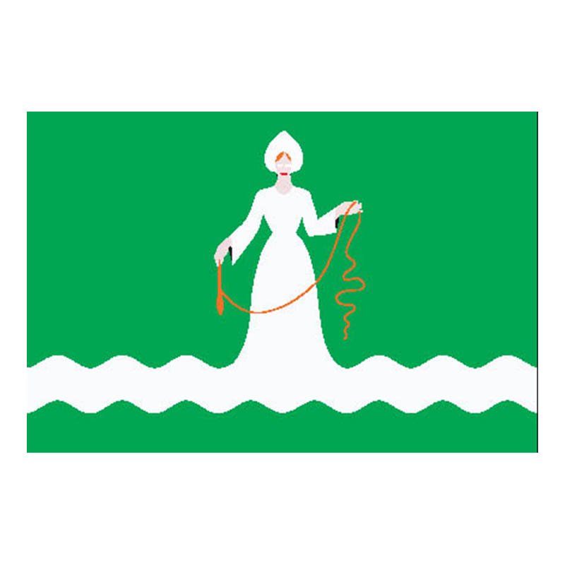 Drezna City Flag N6946 A4 Photo Print