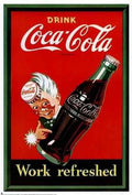 Drink Coca Cola Work Refreshed A4 Photo Print