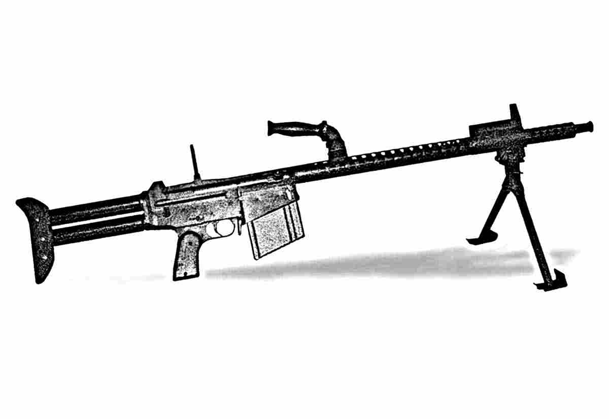 Dror Light Machine Gun (2) Military A4 Photo Print