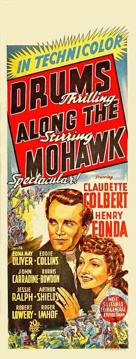 Drums Along the Mohawk 03  film star poster A4 Photo Print