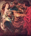Drunken Silenus Van Dyck A4 Photo Print