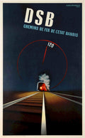 Dsb Railway Tunnel Vintage Retro Advert Poster A4 Photo Print