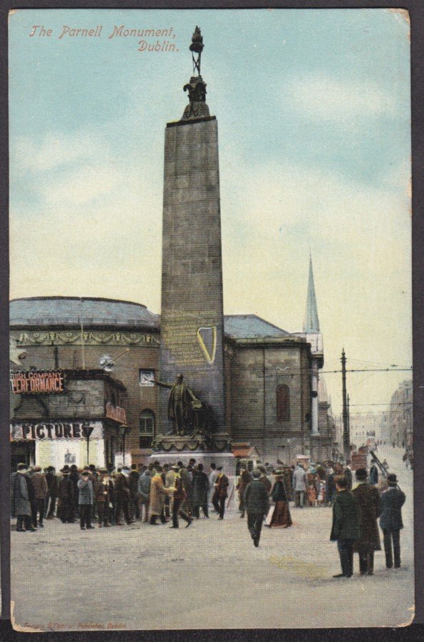 Dublin The Parnell Monument By Theatre Vintage A4 Photo Print