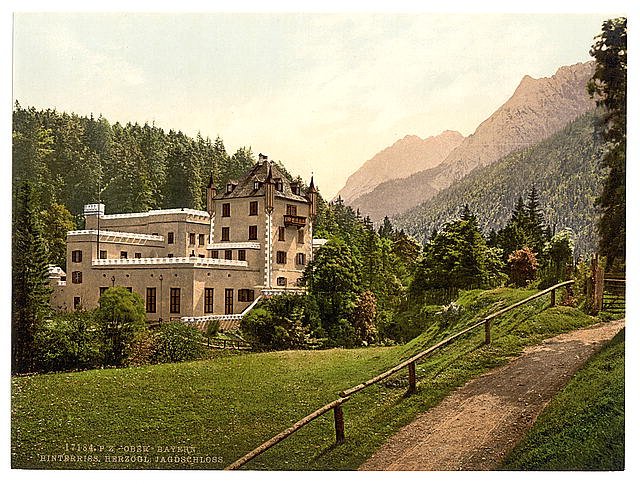 Ducal Castel Hinteriss Upper Bavaria Vintage A4 Photo Print