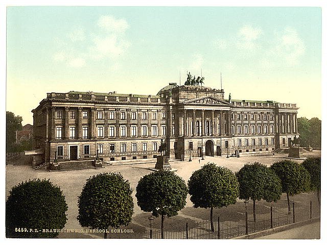 Ducal Castle Brunswick Vintage A4 Photo Print
