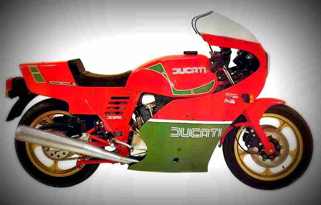 Ducati 1000 SS Hailwood Replica 1984 3 motorbike A4 Photo Print