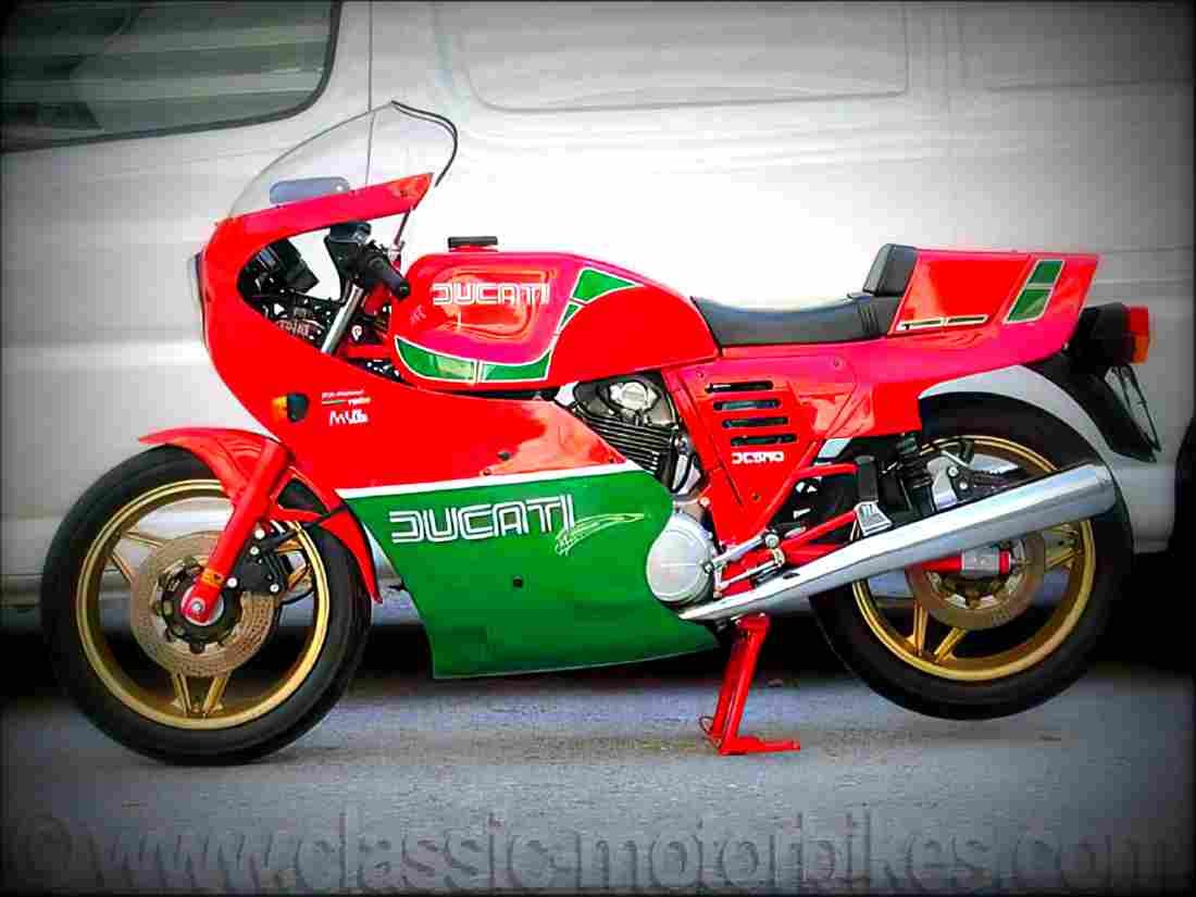Ducati 1000 SS Hailwood Replica 1985 1 motorbike A4 Photo Print