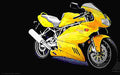 Ducati 1000 Supersport DS 2004 4 motorbike A4 Photo Print