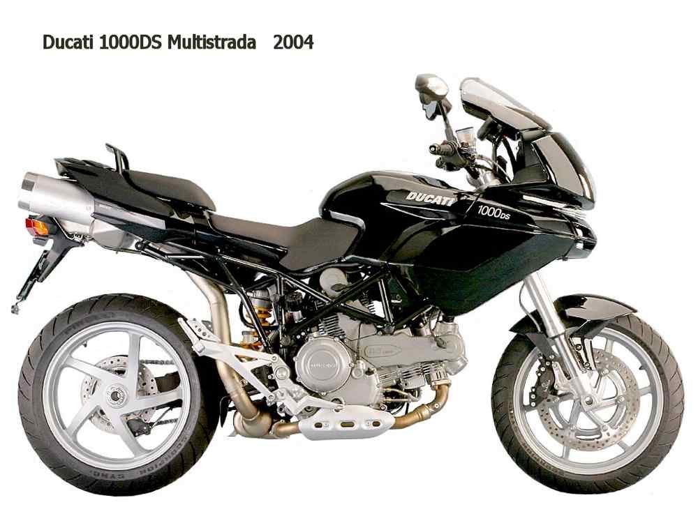 Ducati 1000DS Multistrada 2004 motorbike A4 Photo Print