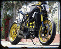 Ducati 1098 Cafe Racer. 1 Motorbike Vintage Aged A4 Photo Print