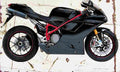 Ducati 1098S 2007 Aged Vintage A4 Photo Print