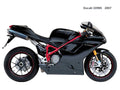 Ducati 1098S 2007 motorbike A4 Photo Print