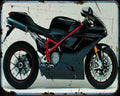 Ducati 1098S 4 Motorbike Vintage Aged A4 Photo Print